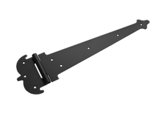 Петля-стрела фигурная ПС-400 мод.2 /черный/