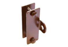 Проушина гаражная 50*150 планка, крепеж (медь)