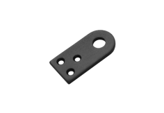 Проушина усиленная 80*40 прямая /черная/