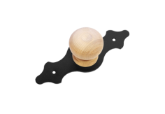 Ручка декоративная мод.3 (без лака) /черный/