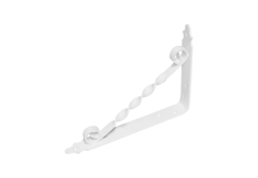 Кронштейн фигурный 200*150 мод.2 /белый/