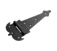 Петля-стрела фигурная ПС-200 мод.2 /кованая/ серия ЯРОСЛАВЛЬ (черный)