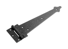 Петля-стрела фигурная ПС-300 мод.3 /кованая/ серия СУЗДАЛЬ (черный)