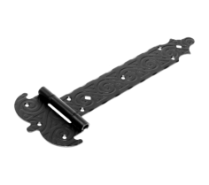 Петля-стрела фигурная ПС-300 мод.4 /кованая/ серия ЯРОСЛАВЛЬ (черный)