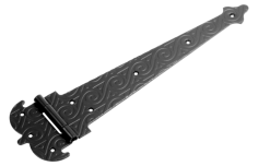 Петля-стрела фигурная ПС-400 мод.2 /кованая/ серия ЯРОСЛАВЛЬ (черный)