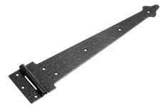 Петля-стрела фигурная ПС-400 мод.3 /кованая/ серия СУЗДАЛЬ (черный)