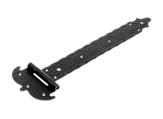 Петля-стрела фигурная ПС-400 мод.4 /кованая/ серия ЯРОСЛАВЛЬ (черный)