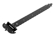 Петля-стрела фигурная ПС-500 мод.4 /кованая/ серия ЯРОСЛАВЛЬ (черный)