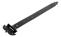 Петля-стрела фигурная ПС-600 мод.4 /кованая/ серия СУЗДАЛЬ (черный)