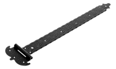 Петля-стрела фигурная ПС-600 мод.4 /кованая/ серия ЯРОСЛАВЛЬ (черный)