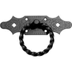 Ручка-кольцо РК-80 мод.5/кованая/серия СУЗДАЛЬ