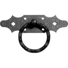 Ручка-кольцо РК-80 мод.6/кованая/серия СУЗДАЛЬ