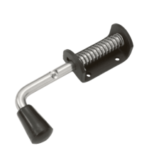 Засов пружинный (75) 160 мм мод.2 /черный/