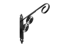 Кронштейн для кашпо мод.8  30 см (черный)