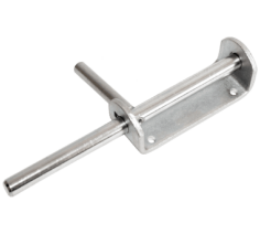 Засов воротный (110) 210мм (цинк)