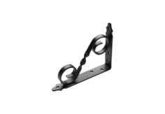 Кронштейн фигурный 150*125 мод.4 /черный/