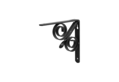 Кронштейн фигурный 150*150 мод.14 /черный/