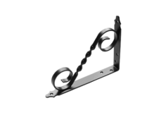 Кронштейн фигурный 200*150 мод.4 /черный/