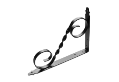 Кронштейн фигурный 300*225 мод.4 /черный/