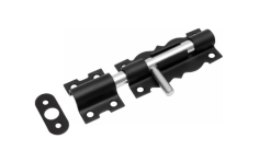 Засов дверной фигурный ЗДФ-170 /черный/