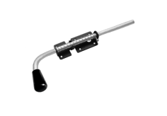 Засов с пружиной 300 мм /черный/