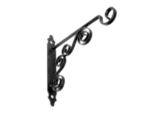 Кронштейн для кашпо мод.9  30 см (черный)