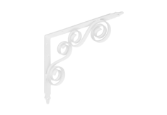 Кронштейн фигурный 250*200 мод.8 /белый/