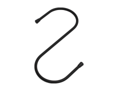 Крюк S-образный 250*82*ø7 (черный)