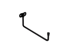 Крюк настенный U-образный 70*160*ø7 (черный)