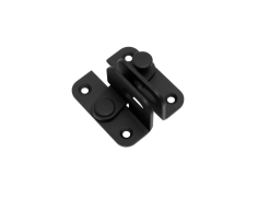 Щеколда дверная с проушиной (65) черный