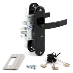 Замок врезной 76704-ЗВ9-8/13 (черный муар)