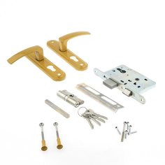 Замок врезной Зенит-ЗВ4-3.05 (золото)