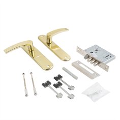 Замок врезной 84302-ЗВ9-8/13 (золото)