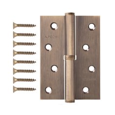 Петля врезная Apecs 100*70-B-Steel-AB-L