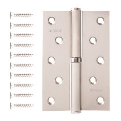 Петля врезная Apecs 120*80-B-Steel-NIS-L