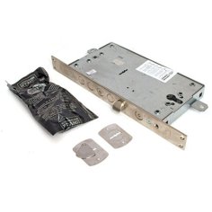 Замок врез. РУБИН 1.08.46  никель, сувальдный стержни 4 шт. диаметр 18мм тяги под фалевую ручку