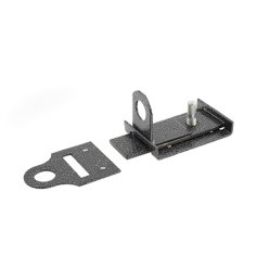 Засов универсальный "Делга" с проушиной (серебро)