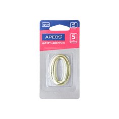 Цифра дверная Apecs DN-01-0-Z-G