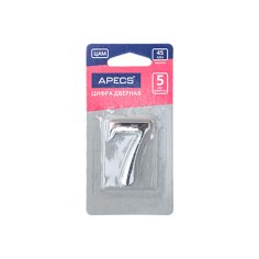 Цифра дверная Apecs DN-01-7-Z-CR