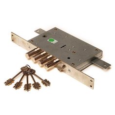 Замок врезной ГАРДИАН-2112 Т-5кл (дл. кл.) ЗК.202Н-01