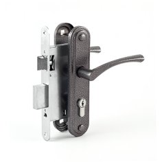 Замок врезной Омега-ЗВ7 (серебро)