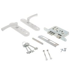 Замок врезной Омега-ЗВ9.1-01(ЗВ9) (белый)