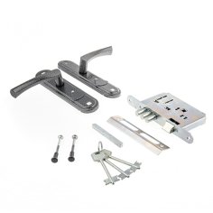 Замок врезной Омега-ЗВ9.1-01(ЗВ9) (серебро)