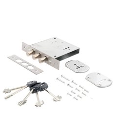 Замок врезной сувальдный Avers R34/S6-CR (5 keys, shank 50mm)