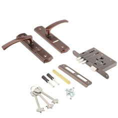 Замок врезной сувальдный Avers ЗВ9-4-1-4 (медь)