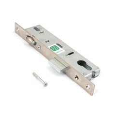 Замок врезной Гардиан "Profi" 30.11P.24 (б/ц) с роликом