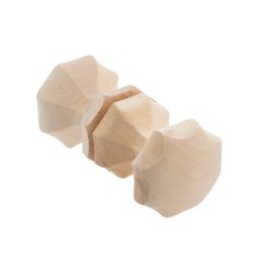 Ручка-кнопка ЙО-фигурная (банная, без покрытия)