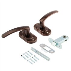 Защелка Омега-ЗЩ2.06 (коричневый) Эконом