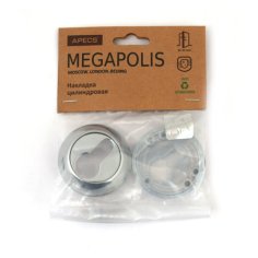 Накладки цилиндровые Apecs Megapolis DP-C-0802-CR