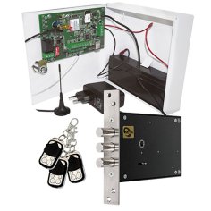 Замок врезной ЗВ ЭМ 01.02 р/у с GSM-модулем